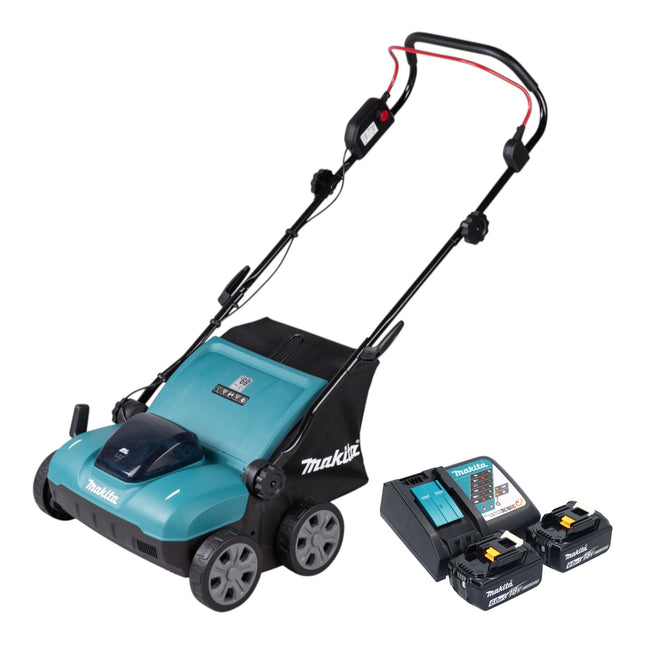 Makita DUV 320 RG2 Akku Vertikutierer 18 V 32 cm 30 l Brushless 2x Akku 6 0 Ah Ladegeraet 0 - toolbrothers