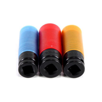 Facom Set S.208-200 Drehmomentschlüssel 1/2” 40 - 200 Nm mit NSI.3L Schlag Steckschlüssel Satz 1/2¨ Impact 3 tlg. - Toolbrothers