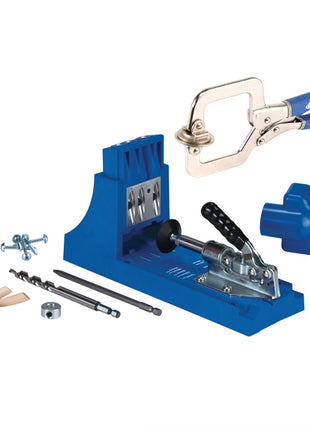 KREG Jig K4 Starter Set ( K4 ) Verbindungssystem + Classic Universal Clamp Schnellspannzwinge ( KHC-PREMIUM ) - Toolbrothers