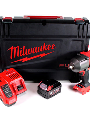 Milwaukee M18 FHIWF12-501X Akku Schlagschrauber 1/2" 18 V 1356 Nm + 1x Akku 5,0 Ah + Ladegerät + HD Box - Toolbrothers