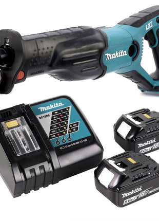 Makita DJR 181 RG Akku Reciprosäge 18 V Säbelsäge + 2x 6,0 Ah Akku + Ladegerät - Toolbrothers