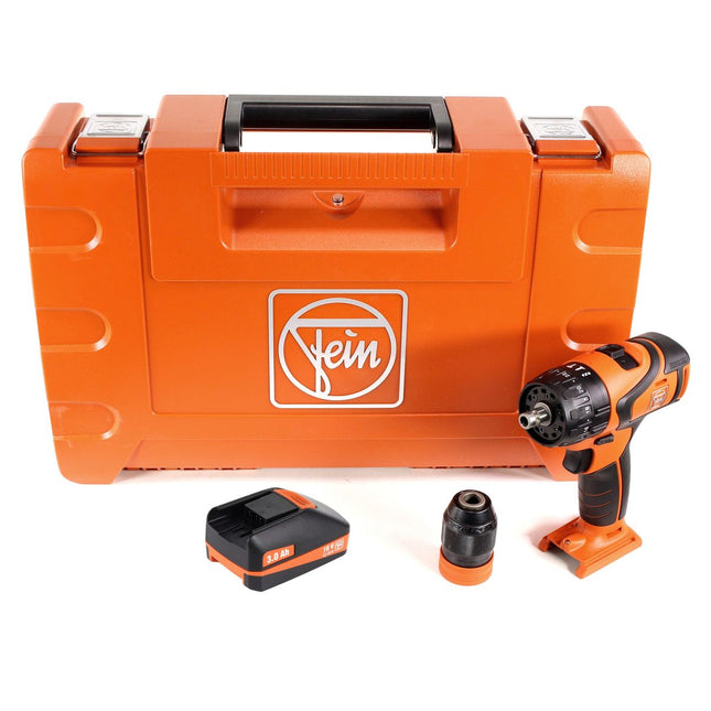 FEIN ABS 18 Q Akku Bohrschrauber 18V 60Nm QuickIN Bohrfutter ( 71132264000 ) Set in Koffer mit 3,0 Ah Akku - ohne Lader - Toolbrothers