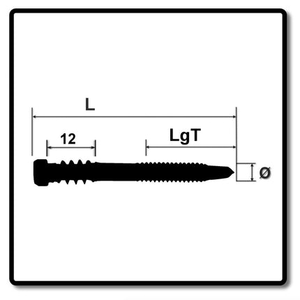 SPAX Terrassenschraube Alu 5,0 x 44 mm Edelstahl A2 ( 2x 0557000500443 ) 200 Stk Fixiergewinde Zylinderkopf Torx T-STAR Plus T25 Bohrspitze - Toolbrothers