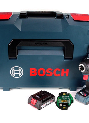 Bosch GDR 18V-200 C Akku Drehschlagschrauber 1/4" 18V 200Nm + 1x Akku 2,0Ah + Connect Modul in L-Boxx - ohne Ladegerät - Toolbrothers