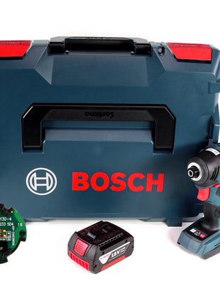 Bosch GDR 18V-200 C Akku Drehschlagschrauber 1/4" 18V 200Nm + 1x Akku 3,0Ah + Connect Modul in L-Boxx - ohne Ladegerät - Toolbrothers