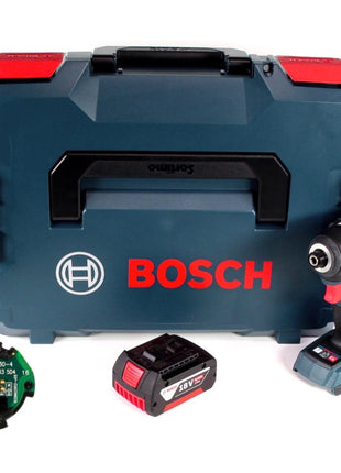 Bosch GDR 18V-200 C Akku Drehschlagschrauber 1/4" 18V 200Nm + 1x Akku 6,0Ah + Connect Modul in L-Boxx - ohne Ladegerät - Toolbrothers