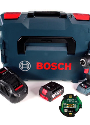 Bosch GDR 18V-200 C Akku Drehschlagschrauber 1/4" 18V 200Nm + 1x Akku 6,0Ah + Ladegerät + Connect Modul in L-Boxx - Toolbrothers