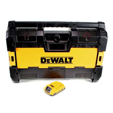 DeWalt DWST1-75663 Akku Baustellenradio DAB+ + 1x Akku 2,0Ah - ohne Ladegerät - Toolbrothers