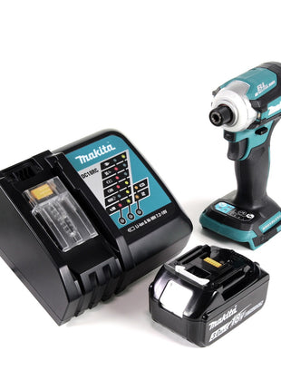 Makita DTD 171 RF1 Akku Schlagschrauber 18 V 180 Nm 1/4" Brushless + 1x Akku 3,0 Ah + Ladegerät - Toolbrothers