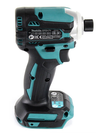 Makita DTD 171 T1 Akku Schlagschrauber 18 V 180 Nm 1/4" Brushless + 1x Akku 5,0 Ah - ohne Ladegerät - Toolbrothers