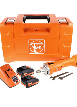 FEIN AGSZ 18-280 BL Akku Geradschleifer 18V ( 71230162000 ) Set im Koffer mit 2x 3,0 Ah Akku und Lader - Toolbrothers