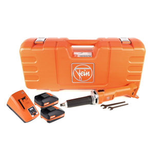FEIN AGSZ 18-90 LBL Akku Geradschleifer 18V ( 71230362000 ) Set im Koffer mit 2x 3,0 Ah Akku mit Lader