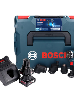 Bosch GSR 12V-35 FC Professional Akku Bohrschrauber 12 V 35 Nm Brushless + 2x Akku 6,0 Ah + Ladegerät + L-Boxx - Toolbrothers