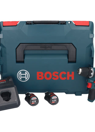 Bosch GSR 12V-35 Professional Akku Bohrschrauber 12 V 35 Nm Brushless ( 06019H8002 ) + 2x Akku 3,0 Ah + Ladegerät + L-Boxx - Toolbrothers