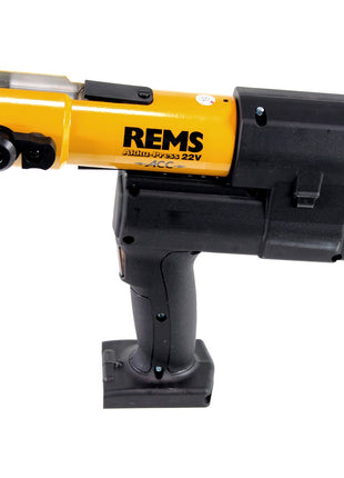 REMS Akku-Press 22V ACC + 1x Akku 2,5Ah + Schnellladegerät + Pressbacken Presszangen Standard Set TH16,20,26 in 2 L-Boxxen - Toolbrothers