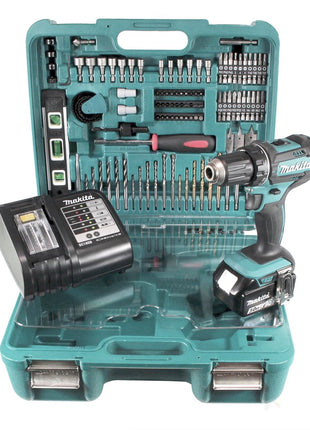 Makita DDF 485 SFTK Akku Bohrschrauber 18 V 50Nm Brushless + 3,0 Ah Akku + Ladegerät + 101 tlg. Werkzeugset im Koffer - Toolbrothers