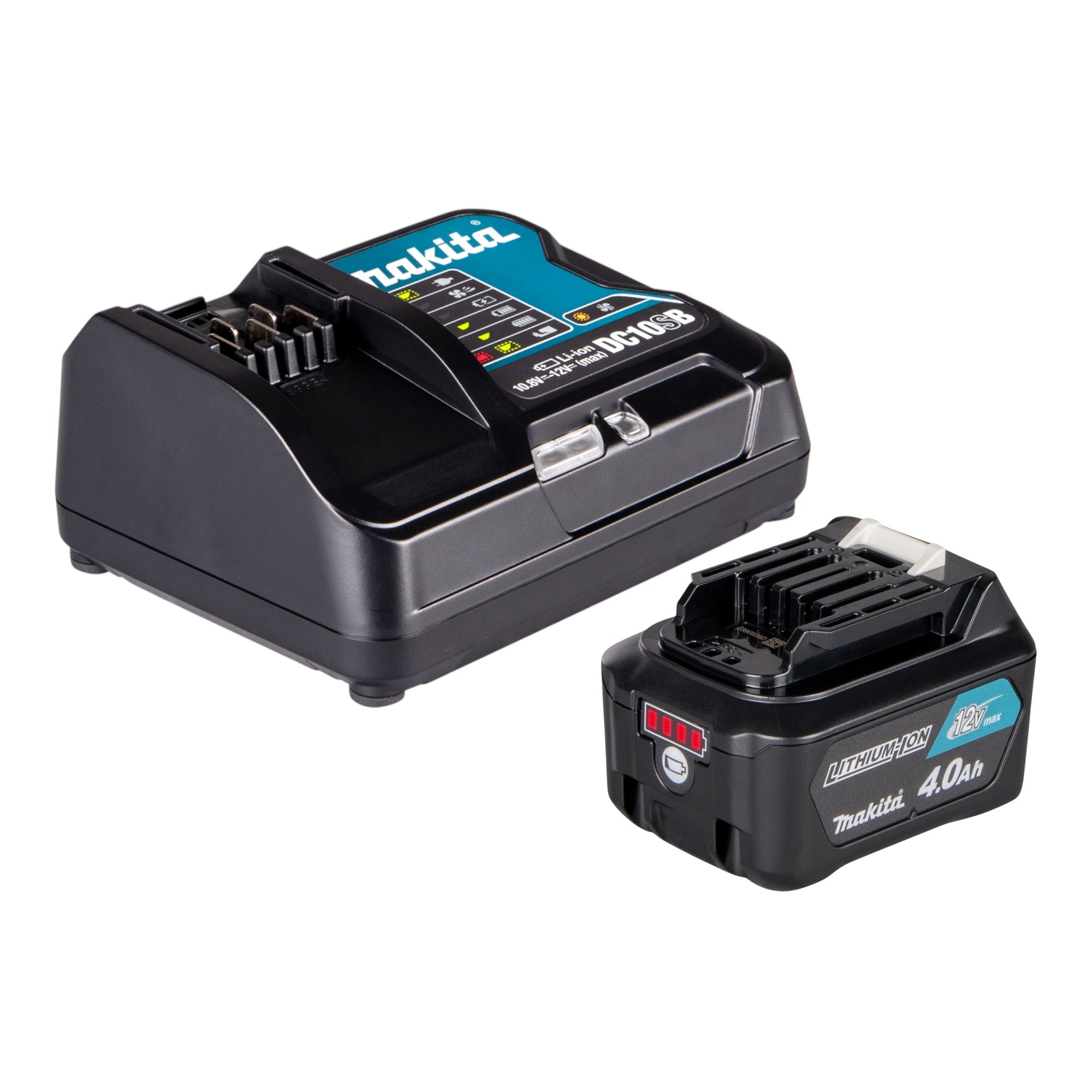 Makita MP 100 DSM1 Akku Kompressor 12 V max 8 3 bar 1x Akku 4 0 Ah Ladegeraet 2 - toolbrothers