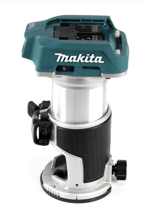 Makita DRT 50 RG1J Akku Multifunktionsfräse brushless 18V + 1x Akku 6,0 Ah + Schnellladegerät im Makpac 3 - Toolbrothers