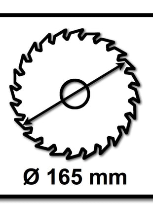 Bosch Kreissägeblatt Expert for Wood 165 x 1,0 x 20 mm 24 Zähne für Holz ( 2608644507 ) - Toolbrothers