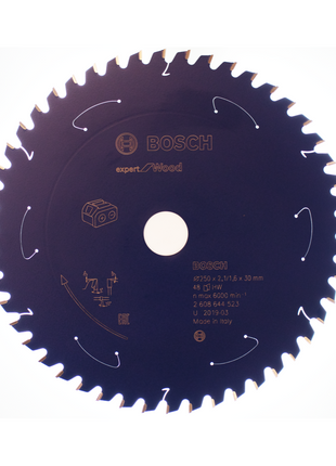 Bosch Kreissägeblatt Expert for Wood 250 x 1,6 x 30 mm 48 Zähne für Holz ( 2608644523 ) - Toolbrothers