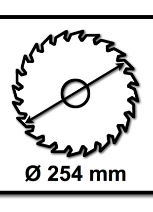 Bosch Kreissägeblatt Expert for Wood 254 x 1,6 x 30 mm 24 Zähne für Holz ( 2608644524 ) - Toolbrothers