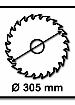 Bosch Kreissägeblatt Expert for Wood 305 x 1,6 x 30 mm 60 Zähne für Holz ( 2608644528 ) - Toolbrothers