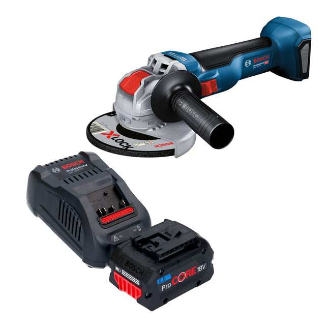 Bosch GWX 18V 10 Akku Winkelschleifer 18 V 125 mm Brushless 1x ProCORE Akku 5 5 Ah Ladegeraet 0 - toolbrothers