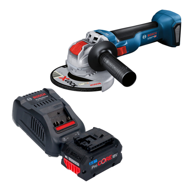 Bosch GWX 18V 10 Akku Winkelschleifer 18 V 125 mm Brushless 1x ProCORE Akku 8 0 Ah Ladegeraet 0 - toolbrothers