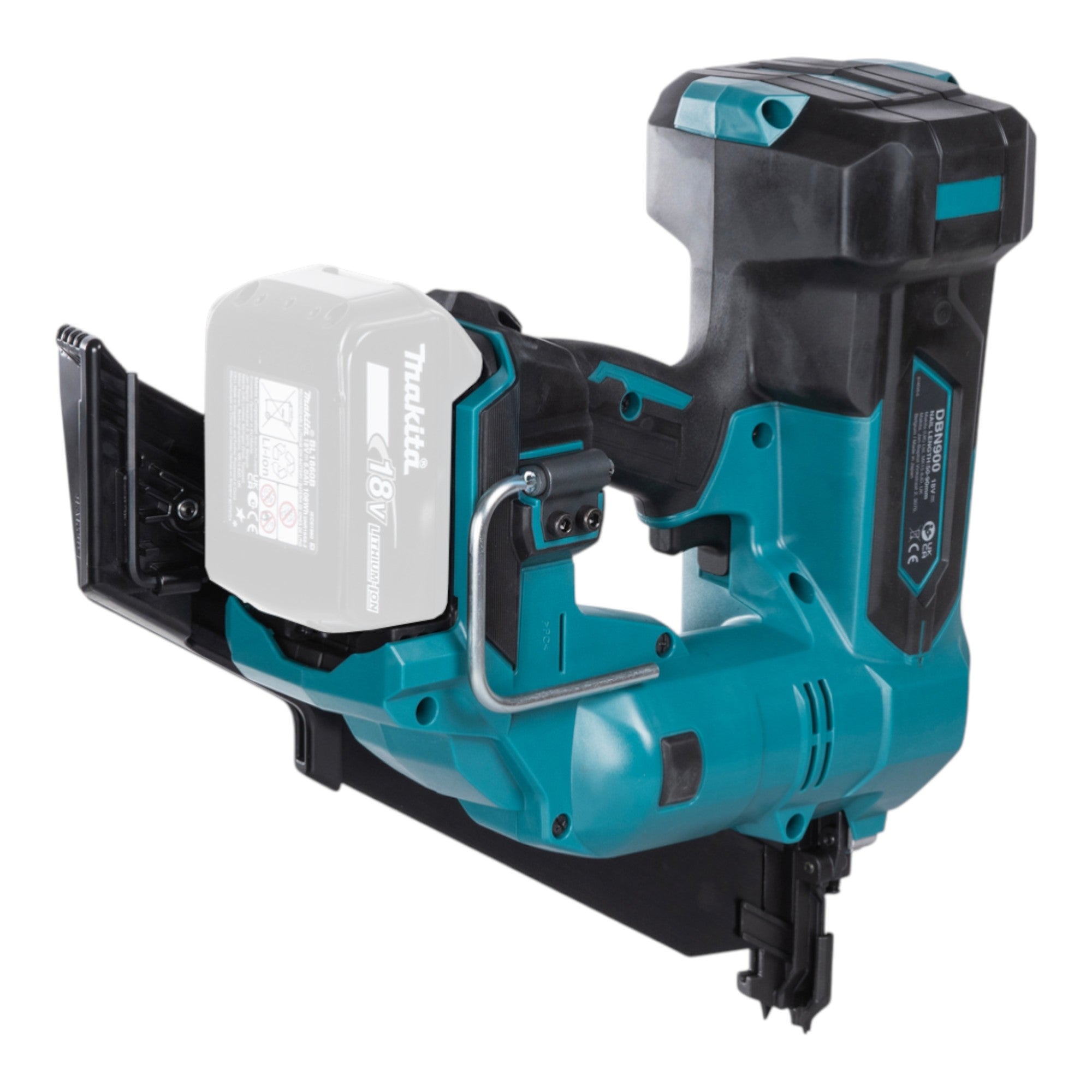 Makita DBN 900 F1K Akku Streifennagler 18 V 50 90 mm Brushless 1x Akku 3 0 Ah Koffer ohne Ladegeraet 4 - toolbrothers