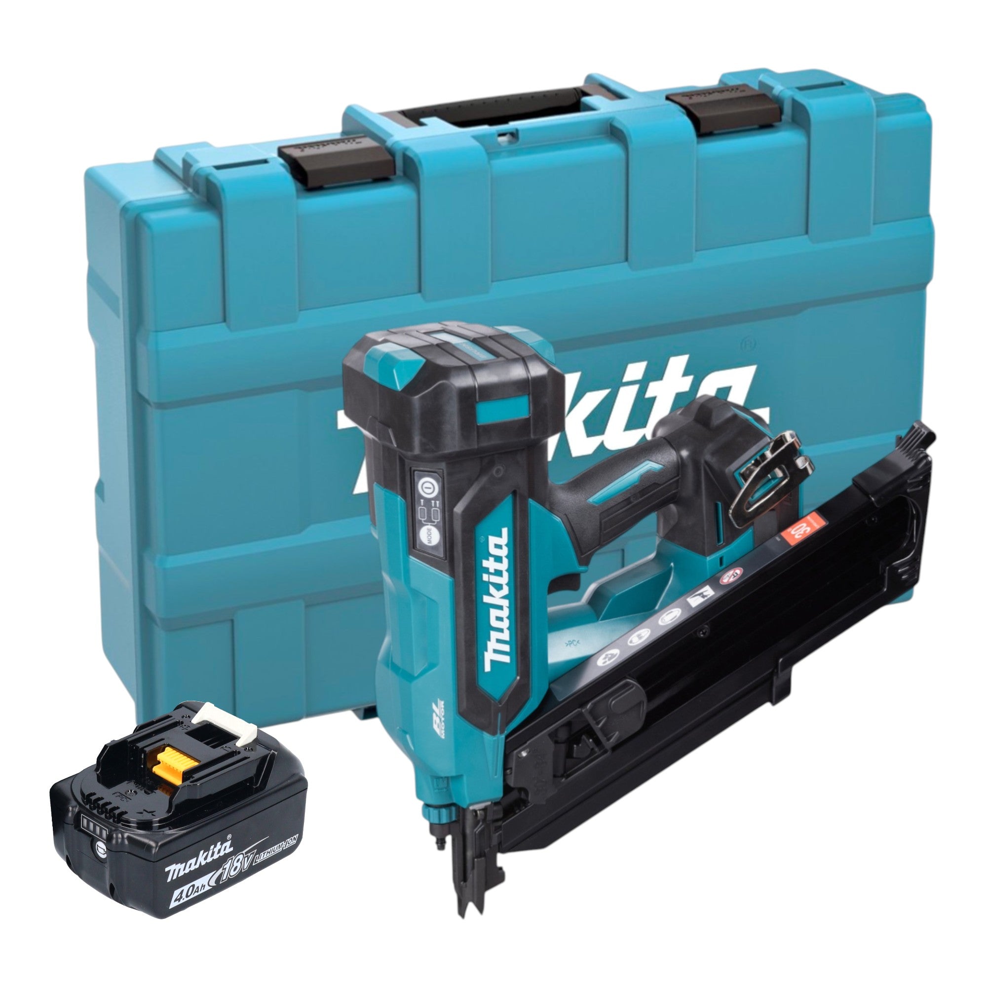 Makita DBN 900 M1K Akku Streifennagler 18 V 50 90 mm Brushless 1x Akku 4 0 Ah Koffer ohne Ladegeraet 0 - toolbrothers