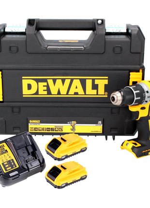 DeWalt DCD 791 L2 Akku Bohrschrauber 18 V 70 Nm Brushless + 2x Akku 3,0 Ah + Ladegerät + TSTAK - Toolbrothers