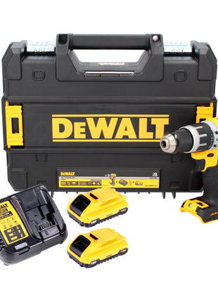 DeWalt DCD 796 L2 Akku Schlagbohrschrauber 18 V 70 Nm Brushless + 2x Akku 3,0 Ah + Ladegerät + TSTAK - Toolbrothers