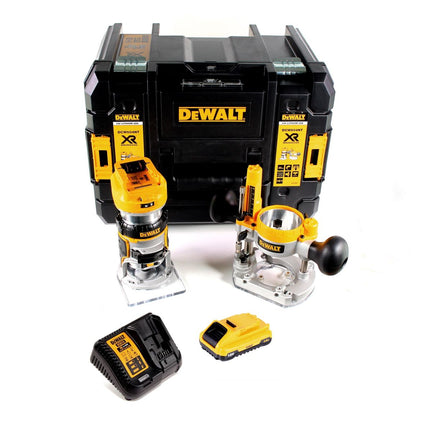 DeWalt DCW 604 L1 Akku Kombifräse 18V 55mm + 1x Akku 3,0 Ah + 1x Schnellladegerät in TSTAK - Toolbrothers