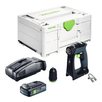Festool CXS 18 Basic Akku Bohrschrauber 18 V 40 Nm Brushless 1x Akku 4 0 Ah Schnellladegeraet Systainer 0 - toolbrothers