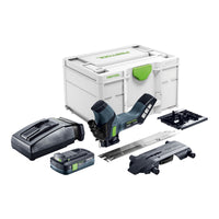 Festool ISC 240 EB Basic Akku Daemmstoffsaege 18 V 240 mm 1x Akku 4 0 Ah Ladegeraet Systainer 0 - toolbrothers