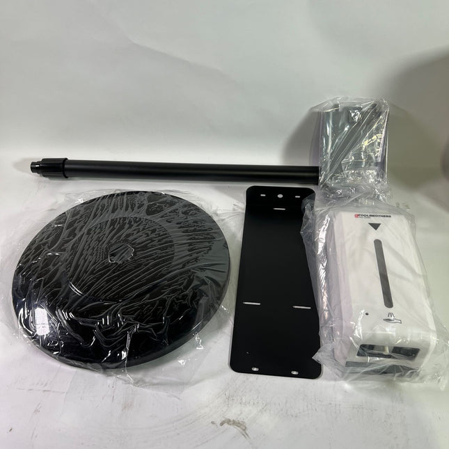 Toolbrothers kontaktloser automatischer Desinfektionsspender Sensor stehend 1000ml Tank hoehenverstellbar Netz und Batteriebetrieb fuer oeffentliche Einrichtungen Unvollstaendig 0 - toolbrothers