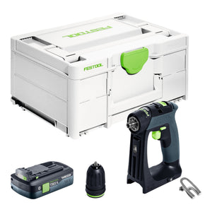 Festool CXS 18-Basic Akku Bohrschrauber 18 V 40 Nm Brushless + 1x Akku 4,0 Ah + Systainer - ohne Ladegerät