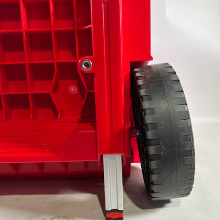 Qbrick System PRO Cart 2 0 Plus Drawer 2 Red Ultra HD Custom mobile Box auf Raedern 520 x 415 x 660 mm 9 5 l 12 l abnehmbarer Doppelteleskopgriff Beschaedigt 3 - toolbrothers