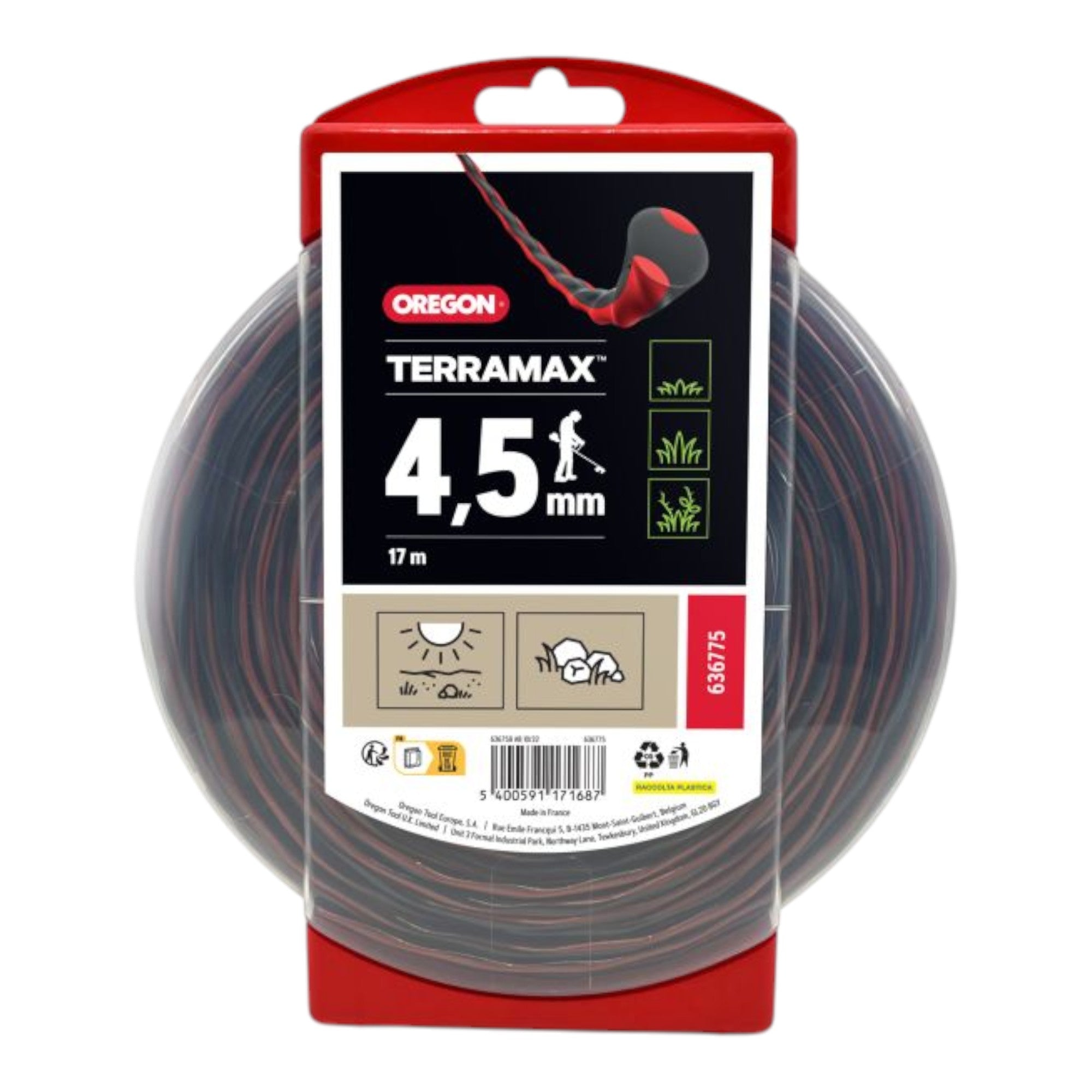 Oregon TerraMax Maehfaden 4 5 mm x 17 m 636775  1 - toolbrothers