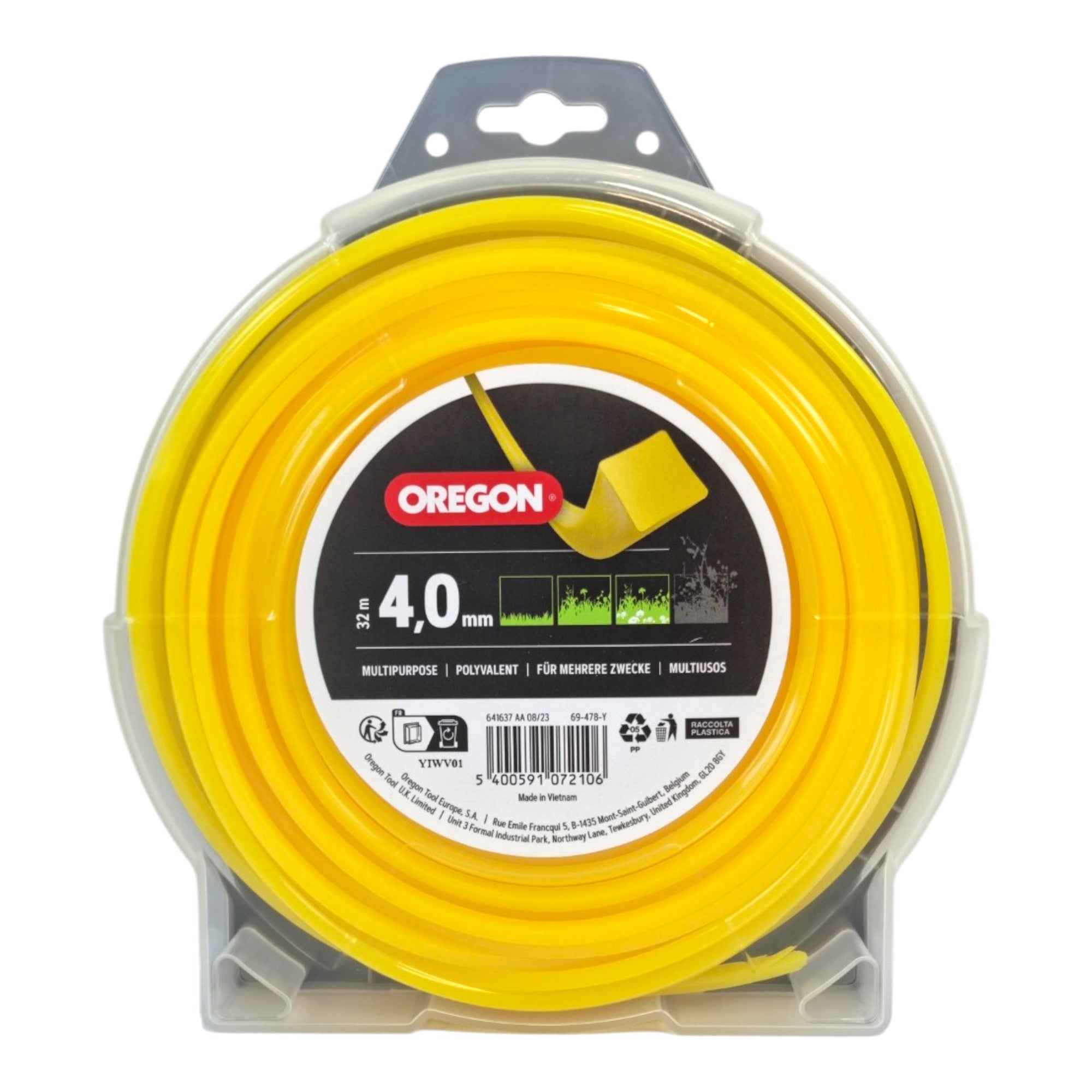 Oregon Quadratischer Maehfaden 4 mm x 32 m 69 478 Y  0 - toolbrothers