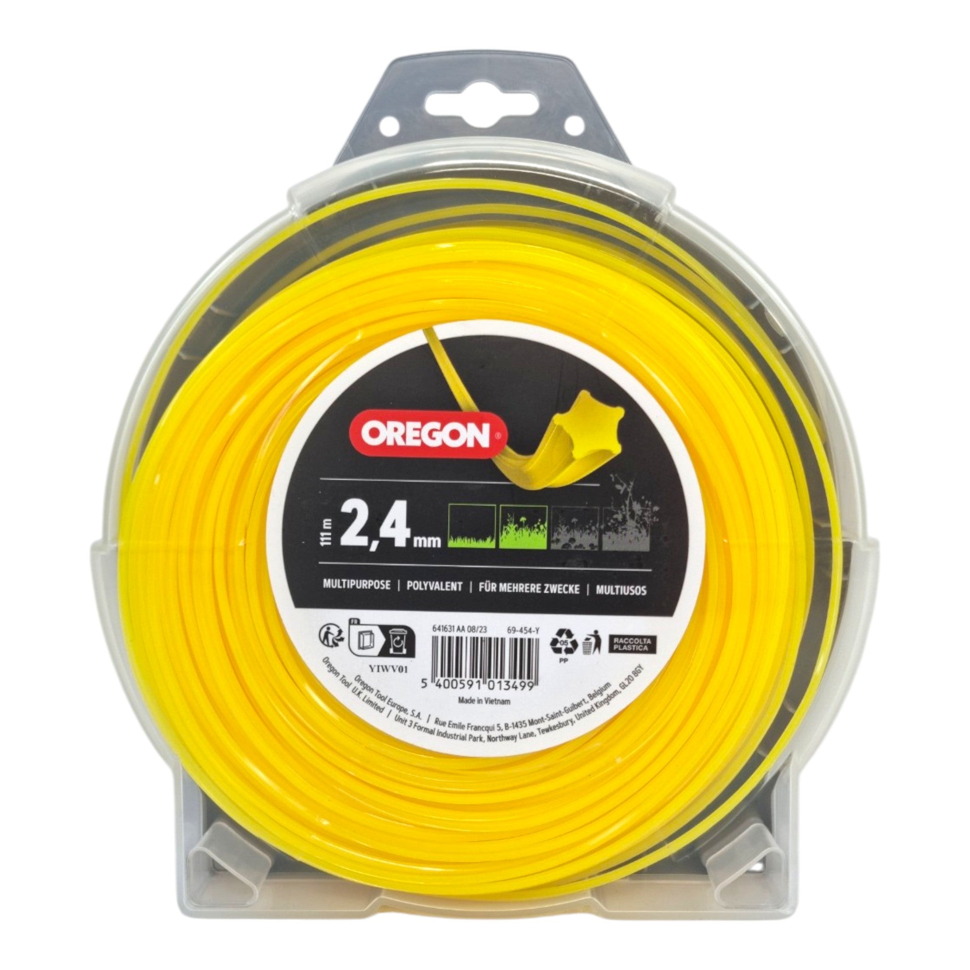 Oregon Freischneidefaden Gelb Starline 2 4 mm 111 Meter 69 454 Y  1 - toolbrothers
