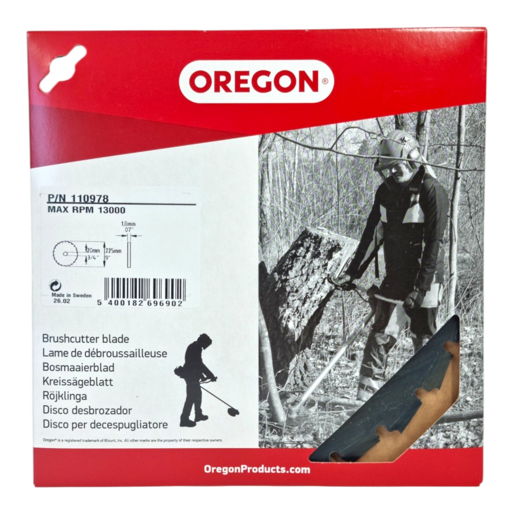 Oregon Rodungssaegeblatt EIA 24 Zaehne 225 mm 110978  0 - toolbrothers