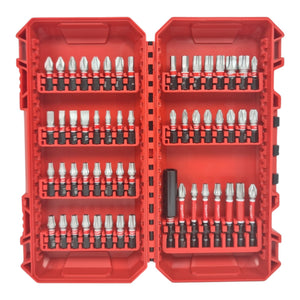 Milwaukee SHOCKWAVE IMPACT DUTY Bit Set 56 tlg. ( 4932492006 ) Phillips / Pozidriv / Torx / Hex / Schlitz