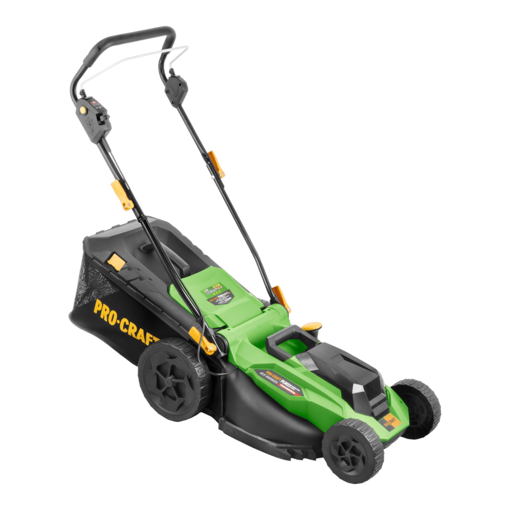 Procraft PLM23bb Akku Rasenmaeher 40 V 2x 20 V 430 mm Brushless 4x Akku 4 0 Ah Ladegeraet 3 - toolbrothers