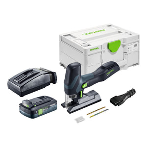 Festool PSC-E 18 EB-Basic Akku Pendelstichsäge 18 V 40 mm + 1x Akku 4,0 Ah + Ladegerät + Systainer