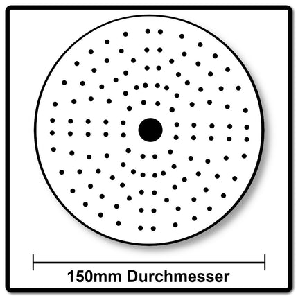 Mirka IRIDIUM Schleifscheiben Grip 150mm K80, 100Stk. ( 246CH09980 ) - Toolbrothers