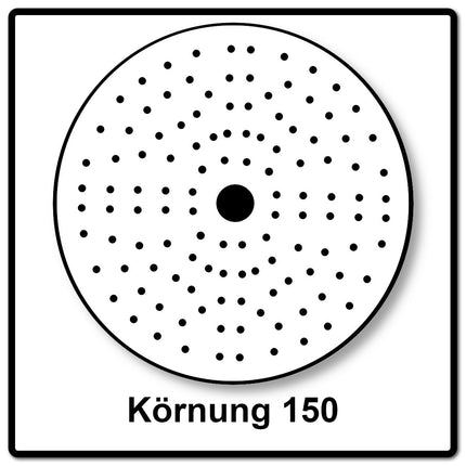 Mirka IRIDIUM Schleifscheiben Grip 150mm K150, 100Stk. ( 246CH09915 ) - Toolbrothers