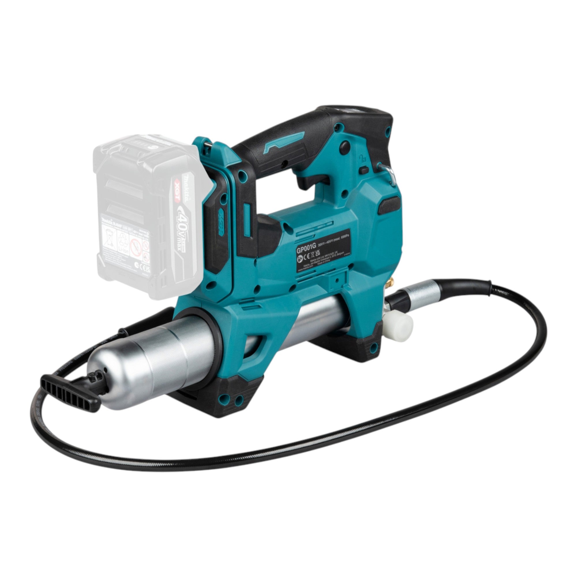 Makita GP 001 GT101 Akku Fettpresse 40 V max 690 bar Brushless 1x Akku 5 0 Ah Ladegeraet 2 - toolbrothers