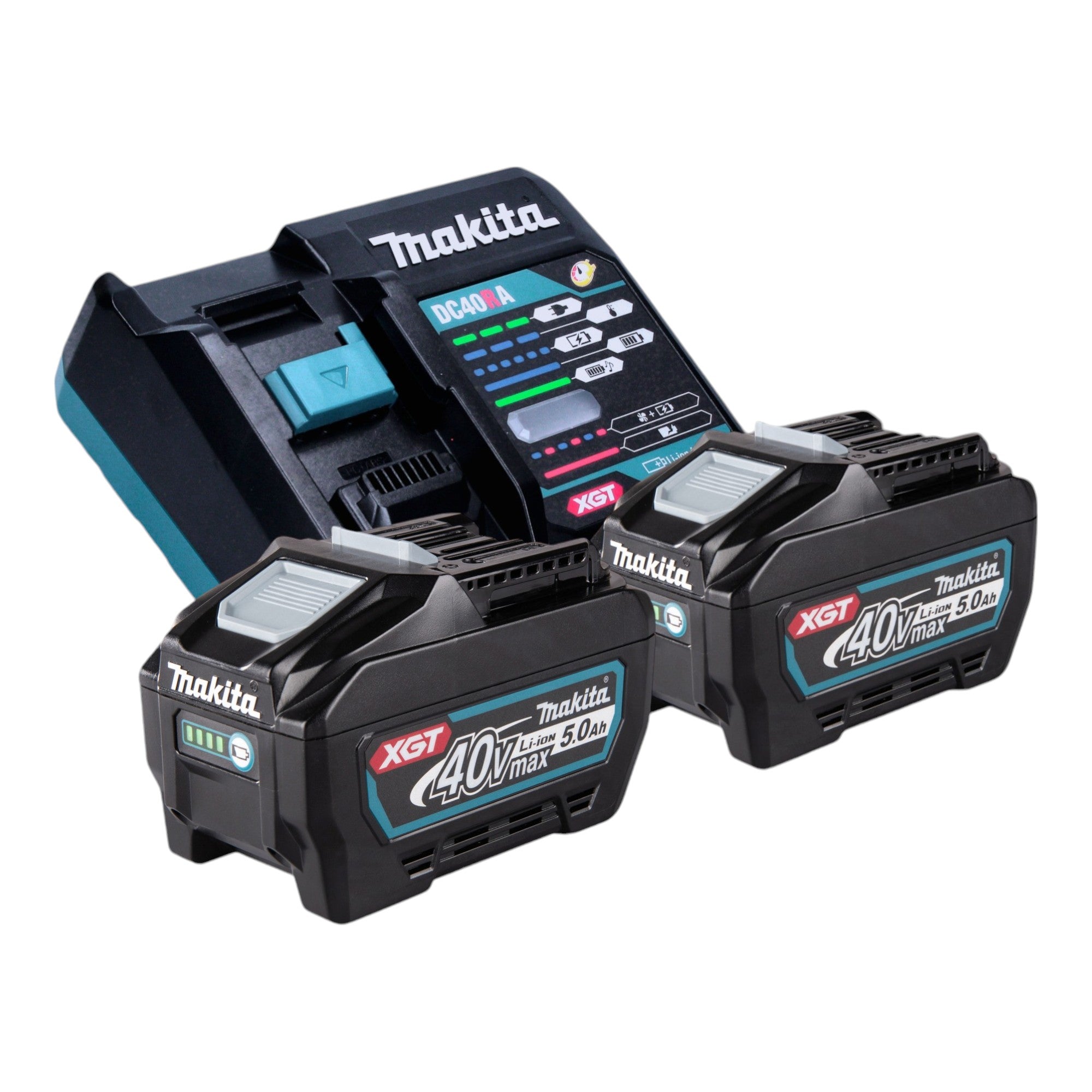 Makita GP 001 GT201 Akku Fettpresse 40 V max 690 bar Brushless 2x Akku 5 0 Ah Ladegeraet 3 - toolbrothers