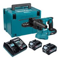 Makita HR 012 GD201 Akku Kombihammer 40 V max 3 3 J SDS plus Brushless 2x Akku 2 5 Ah Ladegeraet Makpac 0 - toolbrothers